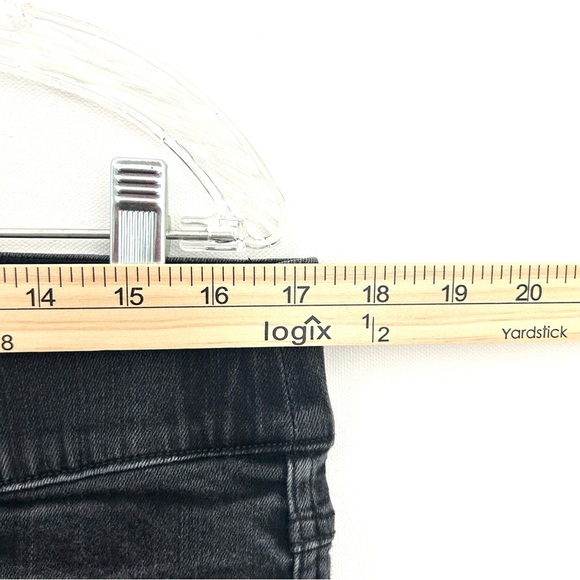 Spanx Denim Jeans Pants Black Wash Slim Tapered Ankle Shaping Technology Size 1X - Picture 4 of 12